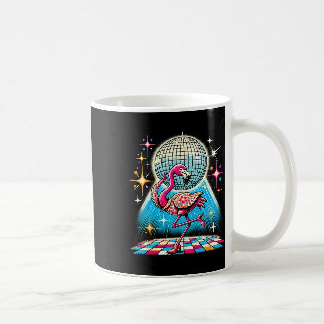 Aesthetic Flamingo Disco Kaffemugg (Höger)