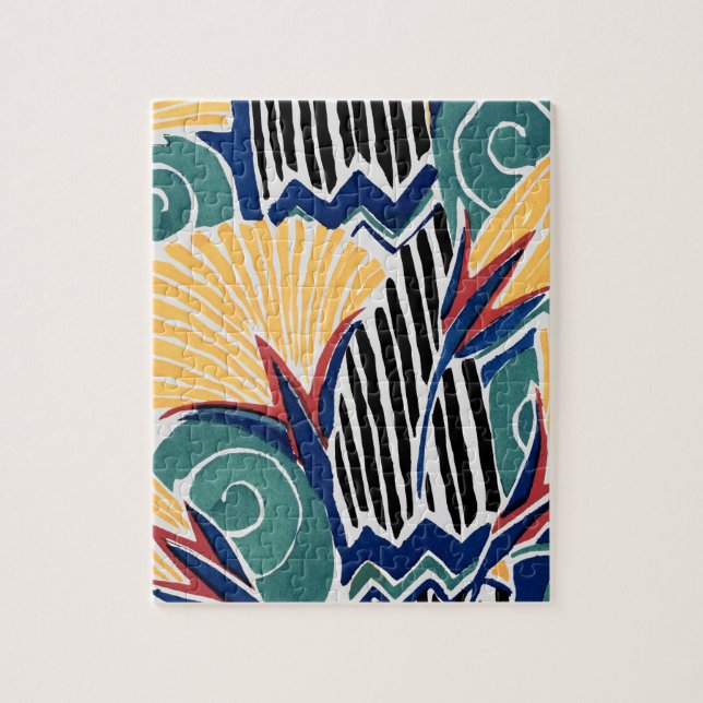 Aesthetic flower pattern background  pussel (Vertikal)