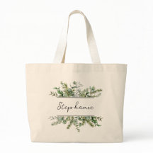 Aesthetic Fresh Greenery Personalize Namn