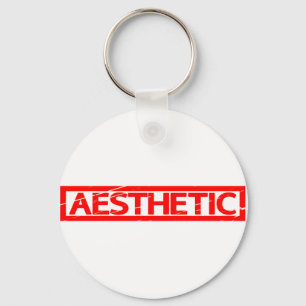 Aesthetic Frimärke Nyckelring