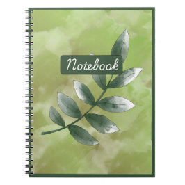  Aesthetic Greenery Spiral Photo Notebook Anteckningsbok
