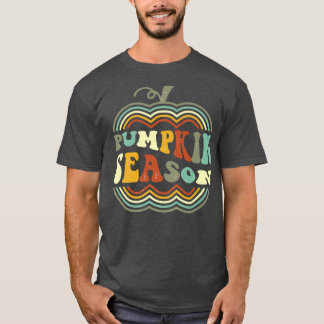 Aesthetic Halloween Pumpkin Farmers matchande T Shirt