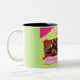 Aesthetic Hand-Drawn Grattis på födelsedagen Mugg