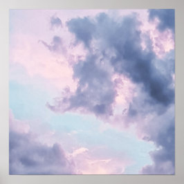 Aesthetic Himlar och Cloud Poster