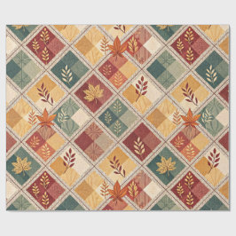 Aesthetic Holiday Checkered Wrapping Paper Presentpapper