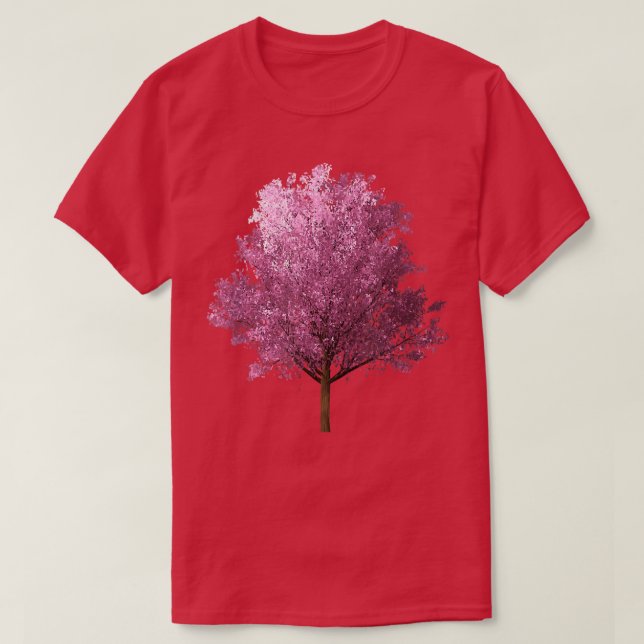 Aesthetic Japanese Sakura Cherry Blossom Tree Grap T Shirt (Design framsida)