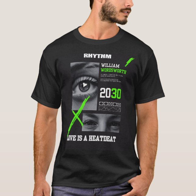 Aesthetic Kärlek T-Shirt (Framsida)