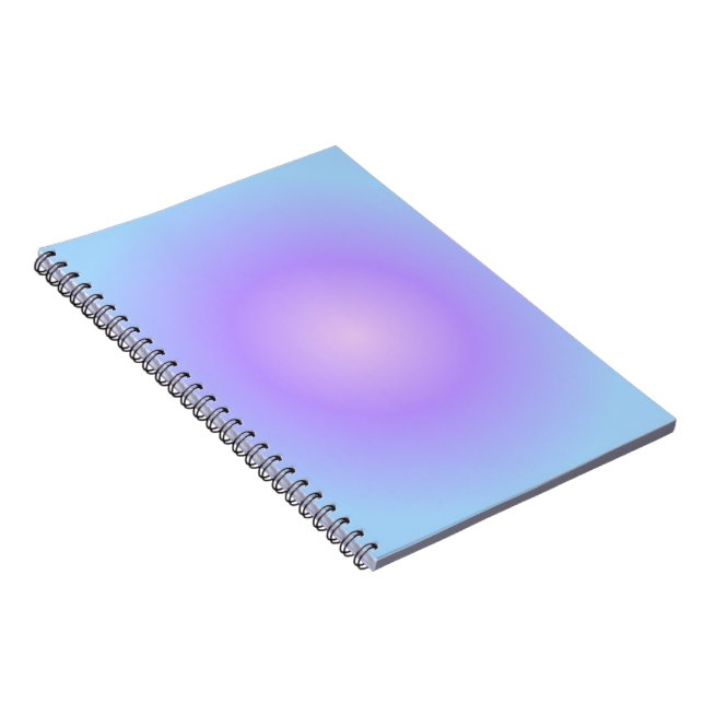 Aesthetic Lavender Pink Gradient Anteckningsbok (Högra Sidan)