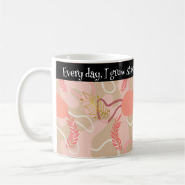 Aesthetic Leaf Design Kaffemugg