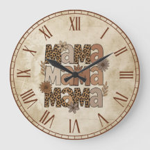 Aesthetic Leopard Print Mamma Typography