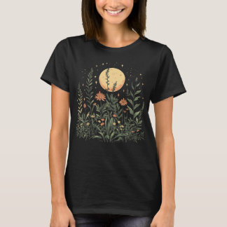 Aesthetic Lunar Måne Witchy Nature Shirt T