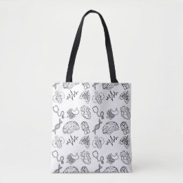 Aesthetic Minimalist Medical Icons All-Over Print  Tygkasse