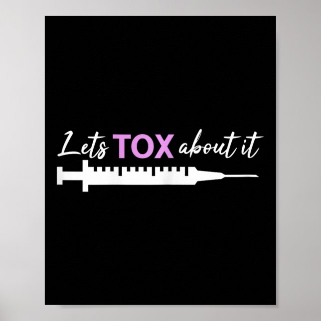 Aesthetic Nurse Botox Injector Cosmetic Nurse Self Poster (Framsidan)