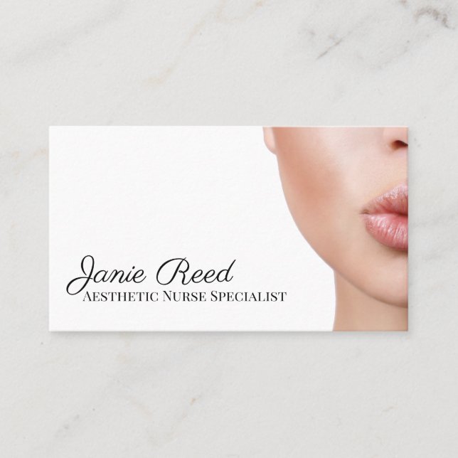 Aesthetic Nurse Specialist Injector Visitkort (Framsida)