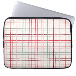 Aesthetic Pastel Hand Drawn Grid Sweetheart Glaze Laptop Fodral