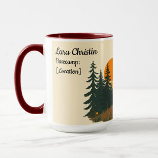 Aesthetic Retro Hiking Club Personalized Gift Mugg