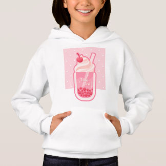 Aesthetic Rosa Mjölk Tea Hoodie 02 T Shirt
