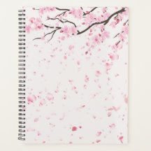 Aesthetic Sakura Pink Flowers Personal planner