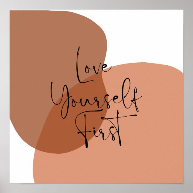 Aesthetic Self Care Quote Poster (Framsidan)