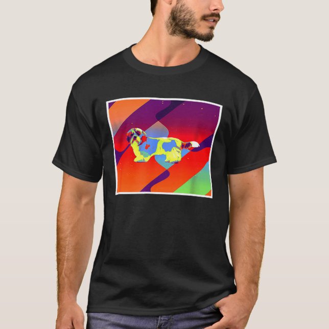 Aesthetic Shih Tzu T Shirt (Framsida)