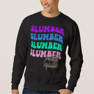 Aesthetic Slumber Party Squad Matching Sleepover P Lång Ärmad Tröja