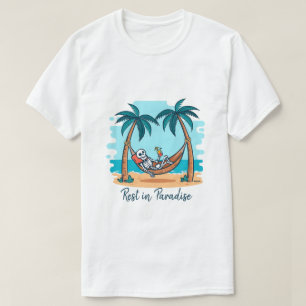 Aesthetic Spooky Beach Ghost Vibes Helgdag T Shirt