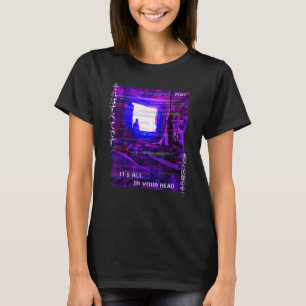 Aesthetic Stil Vaporwave Japan 80-talets Meme Toky T Shirt