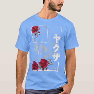Aesthetic Streetwear Goth Skeleton Urban bära  T Shirt