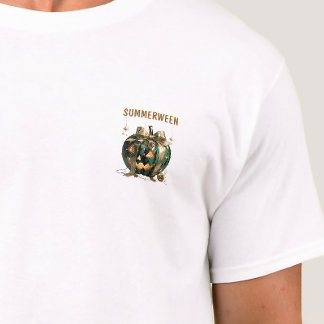 Aesthetic Summerween Spooky Jack O'Lantern T Shirt