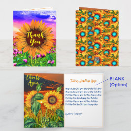 Aesthetic Sunblommor (Groovy Tack Messages) Boho