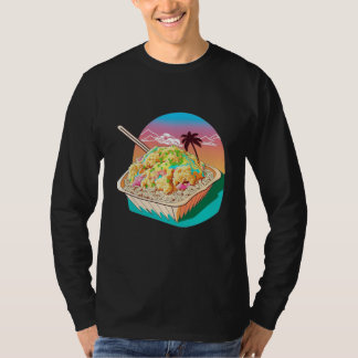 Aesthetic Synthwave Fried Rice with 80s Aesthetic T Shirt