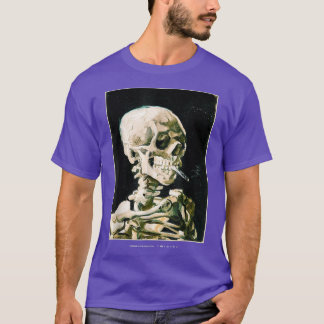 Aesthetic Van Goghss Skeleton Streetwear Mode G T Shirt