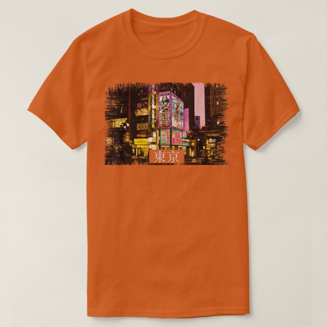 Aesthetic Vaporwave Japan 80 s 90-tal Meme Tokyo43 T Shirt (Design framsida)