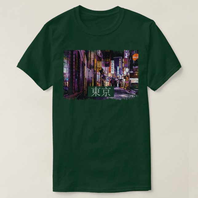 Aesthetic Vaporwave Japan 80 s 90-tal Meme Tokyo49 T Shirt (Design framsida)