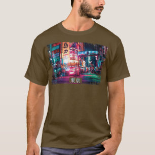 Aesthetic Vaporwave Japan 80 s 90-tal Meme Tokyo T Shirt