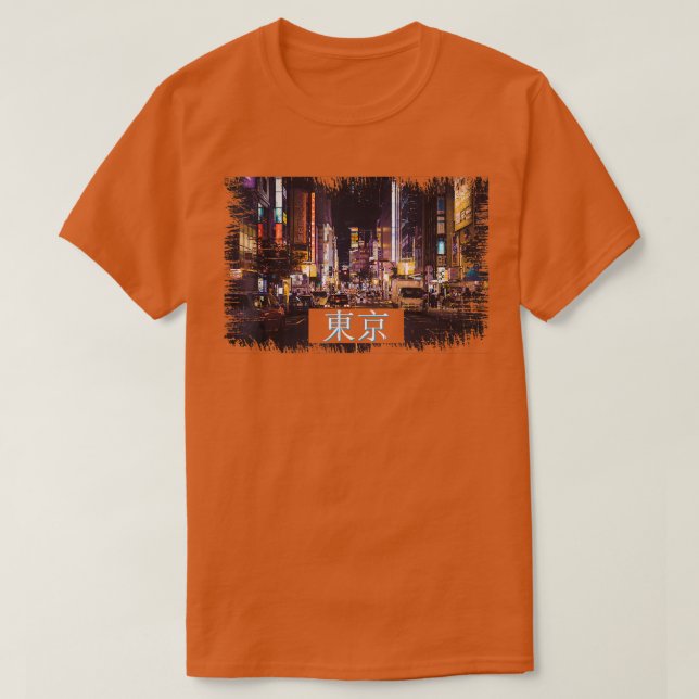 Aesthetic Vaporwave Japan 80s 90s Meme Tokyo47 T Shirt (Design framsida)