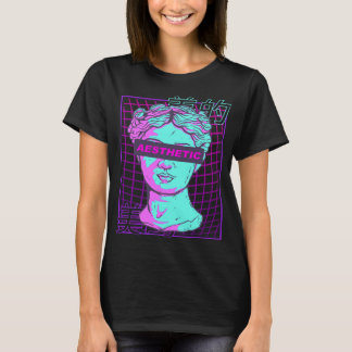 Aesthetic Vaporwave japansk Bust Grech Sculpture T Shirt