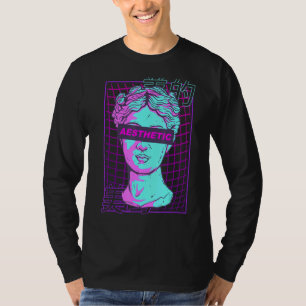 Aesthetic Vaporwave japansk Bust Grech Sculpture T Shirt
