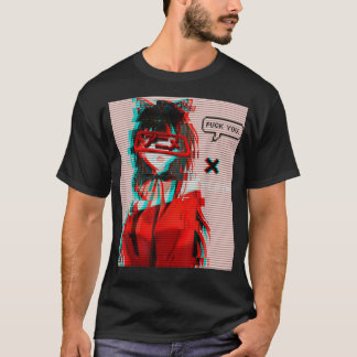 Aesthetic Vaporwave japansk Futurism Anime Retr T Shirt