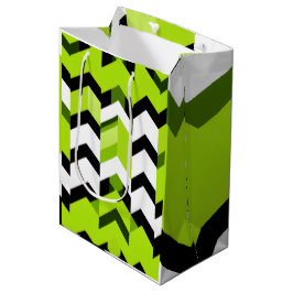 Aesthetic Vibrant Wasabi Chevron Modern Texture