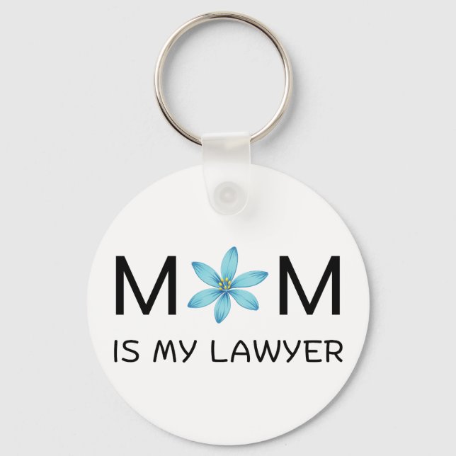 Aestisk botanisk design, kvinnor i klassiskt skick nyckelring (Framsida)