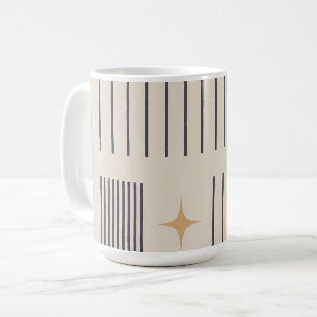 Aestisk minimidesign kaffemugg (Framsida vänster)