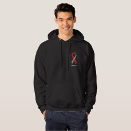 #AEWarrior Hoodie med fram- och bakmeddelande