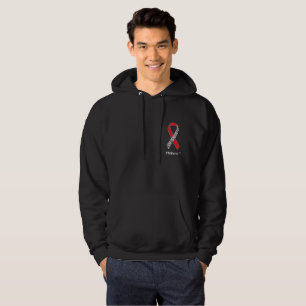 #AEWarrior Hoodie med fram- och bakmeddelande