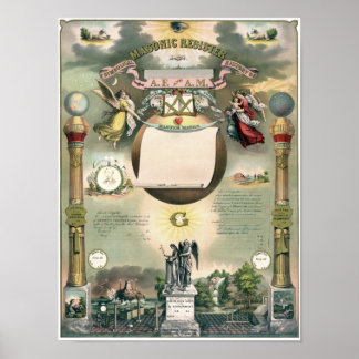 AF & AM Anpassningsbar Register Poster