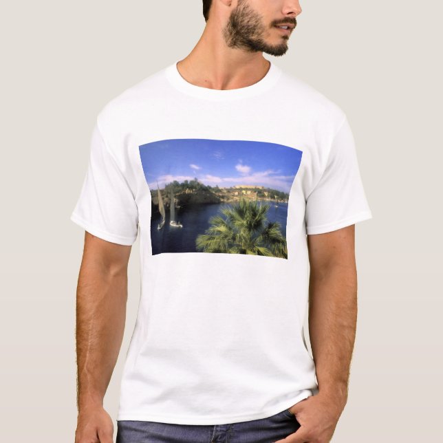 AF, Egypt, Övre Egypten, Assuan. Floden Nilen, Tee (Framsida)