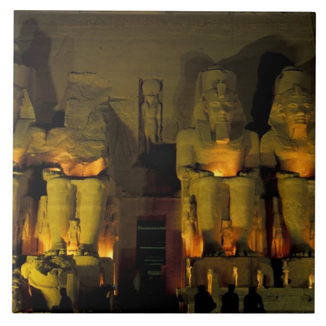 AF, Egypten, Abu Simbel. Kolossala figurer av Kakelplatta (Framsidan)