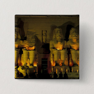 AF, Egypten, Abu Simbel. Kolossala figurer av Knapp