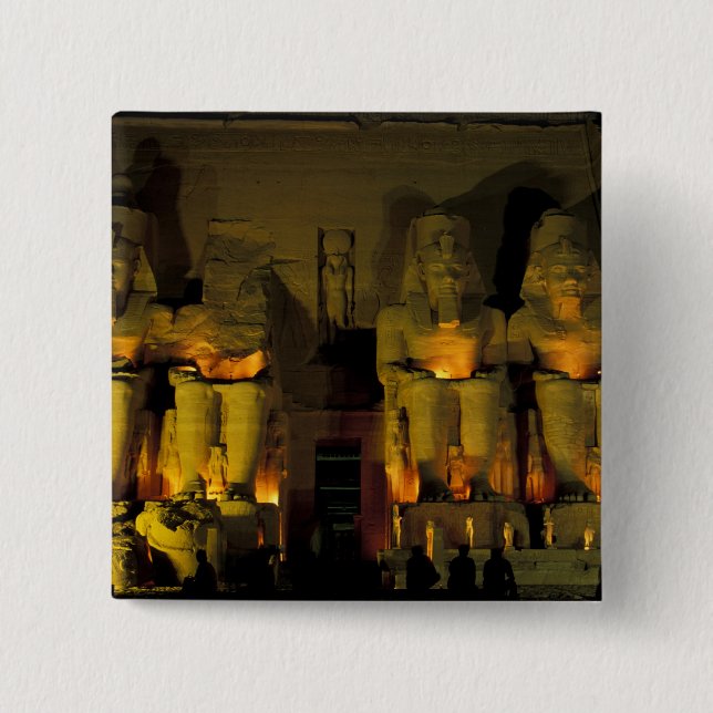 AF, Egypten, Abu Simbel. Kolossala Figurer Knapp (Framsida)