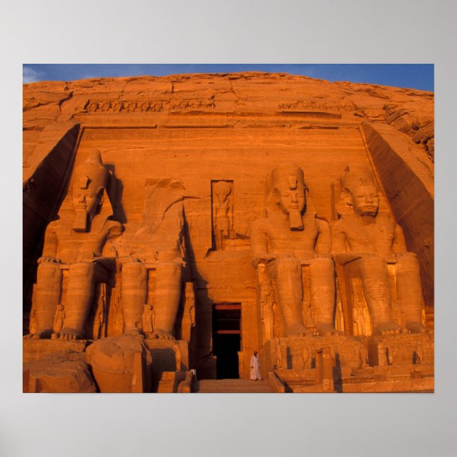 AF, Egypten, Abu Simbel. Tona vid solnedgång, Unde Poster (Framsidan)